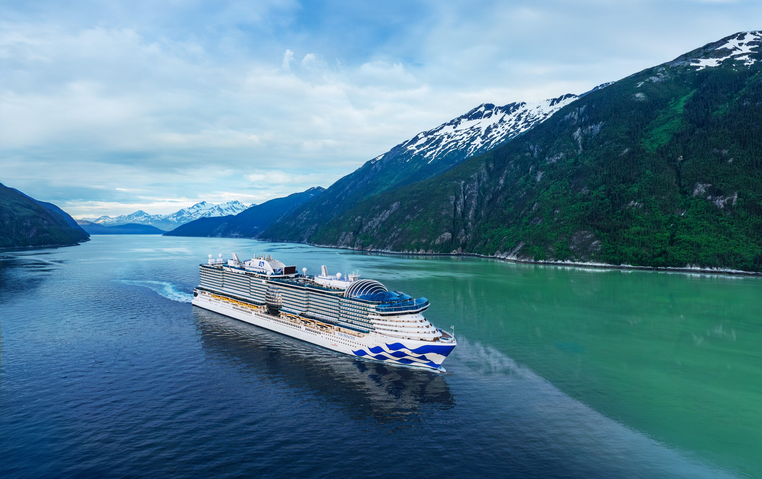 Star Princess Sphere Class in Dawes Glacier